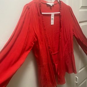Brand new red female top